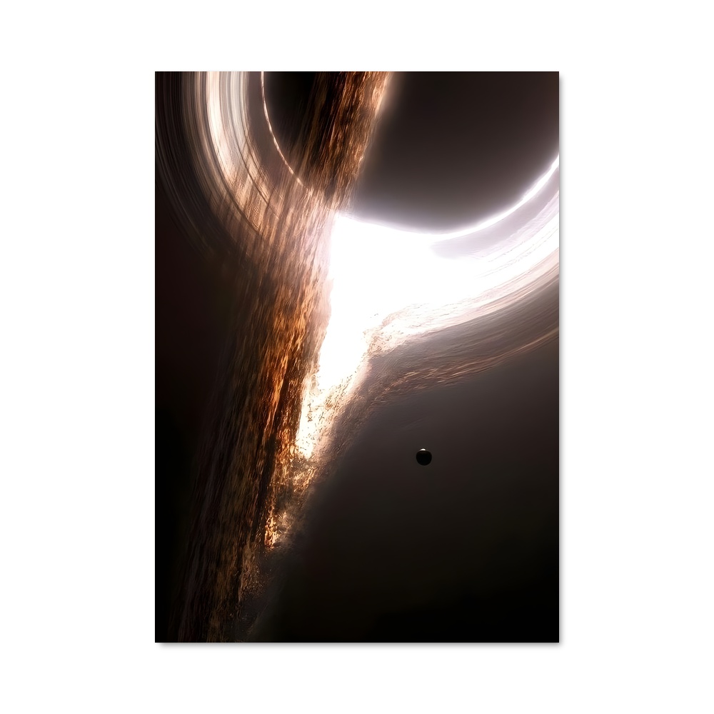 Poster trou noir énigmatique